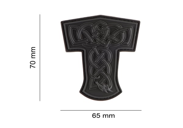 JTG Thors Hammer Dragon Rubber Patch