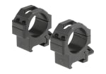 Leapers 30mm CNC Mount Rings Low
