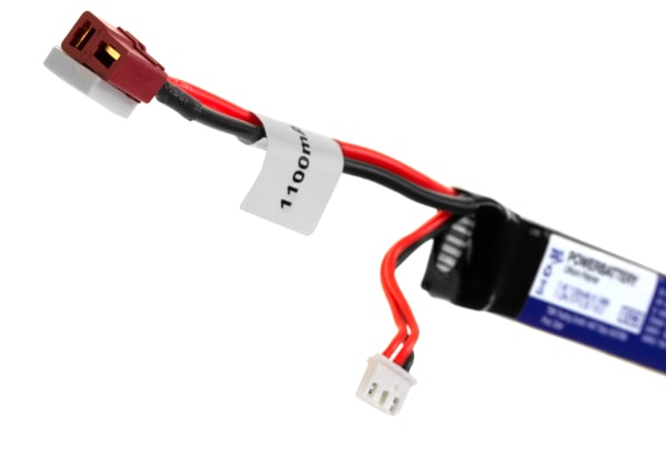 Pirate Arms LiPo 7.4V 1100mAh 20C Stock Tube Type T-Plug