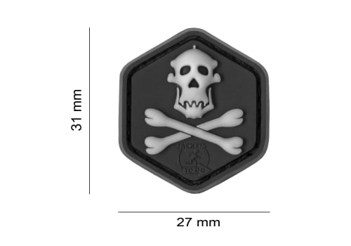 JTG Gorilla Hunter Skull Cat Eye Rubber Patch