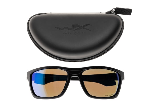 Wiley X WX Kingpin Captivate Polarized Blue Mirror