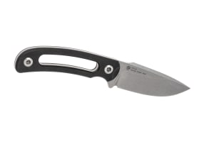 Defcon D2 Fixed Blade Silver Flecks Handle