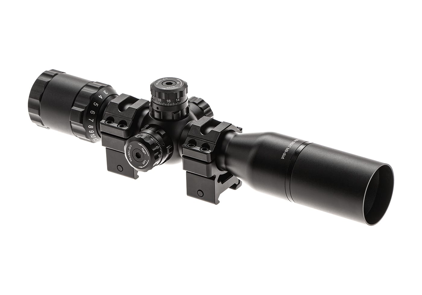Leapers BugBuster 3-12X32 Scope Side AO Mil-Dot With QD Rings