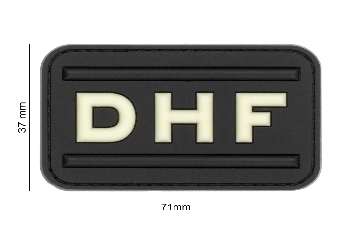 JTG Diensthundeführer Rubber Patch