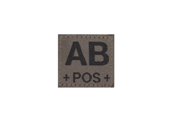 Clawgear AB Pos Bloodgroup Patch