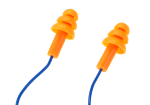 Earmor MaxDefense Silicone Cord Ear Plugs NRR28 100 Pairs Box