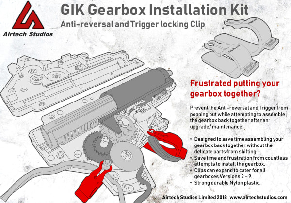 Airtech Studios Gearbox Installation Kit V2 – V7