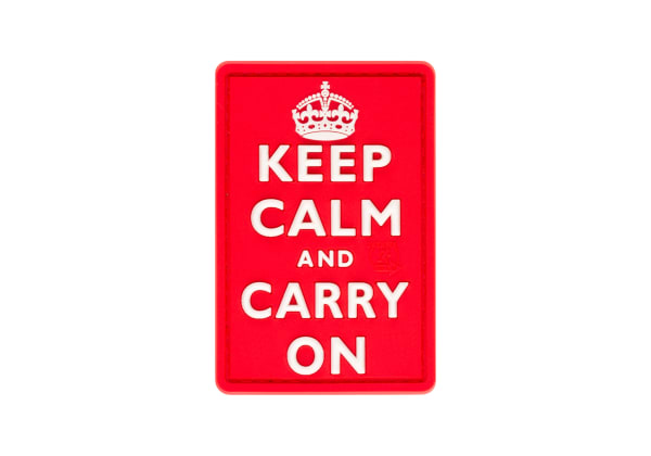 JTG Keep Calm Rubber Patch