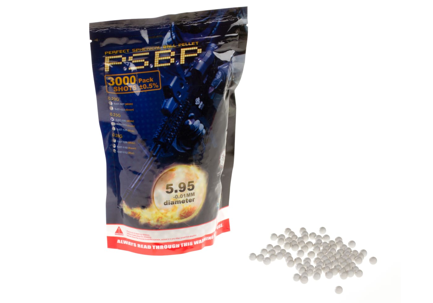 G&G 0.25g Perfect BBs 3000rds