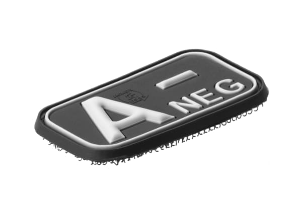 JTG Bloodtype Rubber Patch A Neg