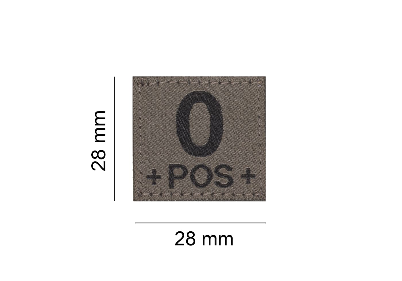 Clawgear 0 Pos Bloodgroup Patch