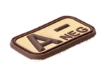 JTG Bloodtype Rubber Patch A Neg