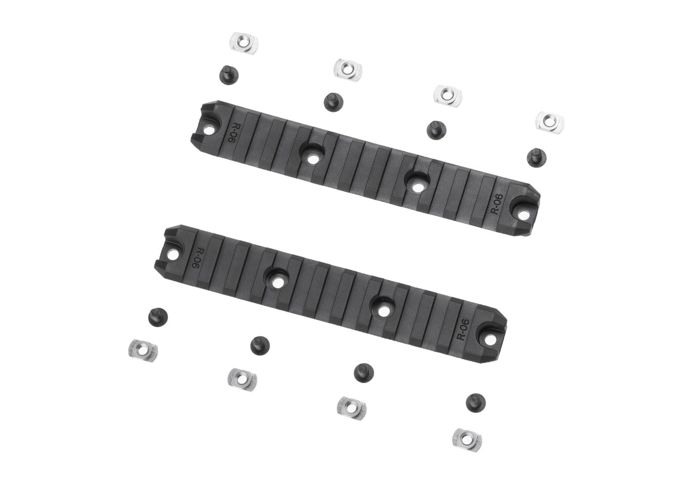 Amoeba 5 Inch M-LOK Plastic Rail 2-Pack