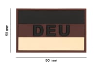 JTG German Flag Rubber Patch