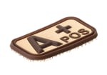 JTG Bloodtype Rubber Patch A Pos