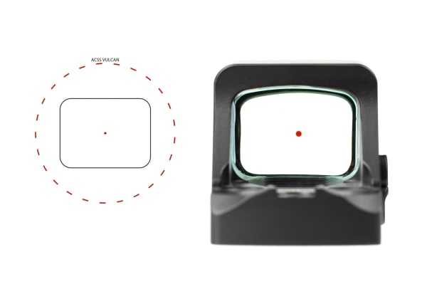 Holosun HS507K-X2 Compact Pistol Red Dot Sight ACSS Vulcan