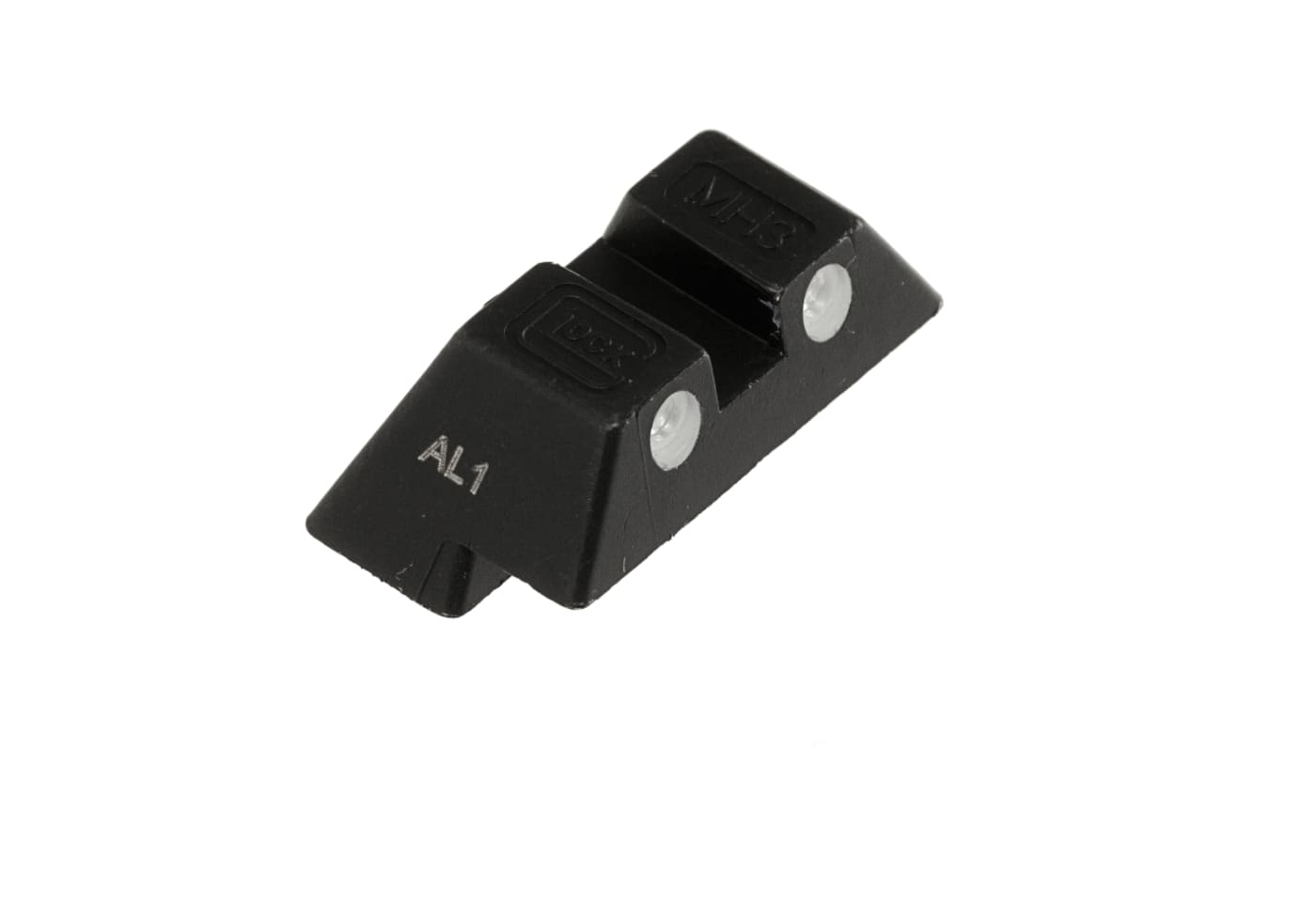 Glock Steel Rear Sight 7.3mm Fluorescent