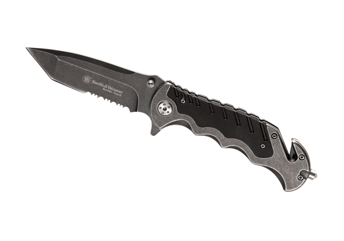 Smith & Wesson Border Guard SWBG10S Serrated Tanto Folder