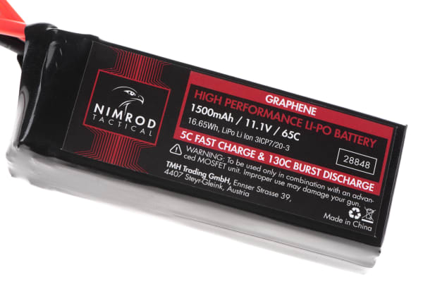Nimrod Lipo 11.1V 1500mAh 65C Graphene Mini Type