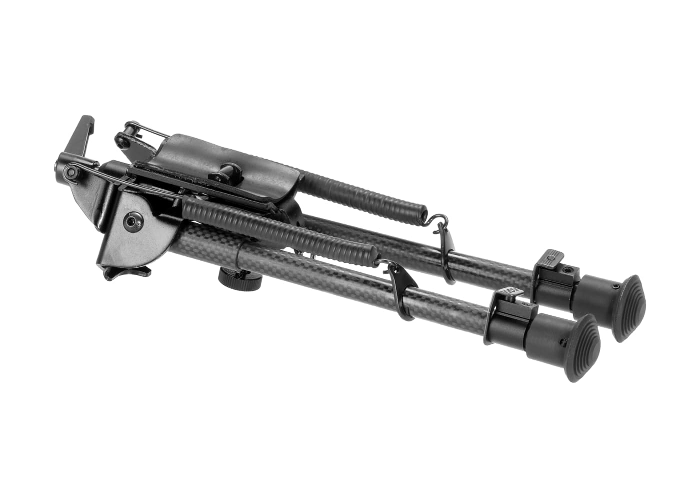 RokStad Carbon Fiber 9-13.5 Inch Swivel Spring Retractable Bipod