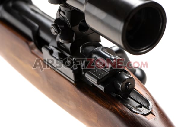 ARES Kar98K Sniper Airsoft Classic Rifle - Steel Version with Scope and  Mount (Spring Power)