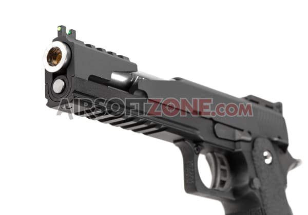 WE Tech 1911 Hi-Capa T-Rex Competition Gas Blowback Airsoft Pistol w/ Sight  Mount (TWO TONE / SILVER) - US Airsoft, Inc.