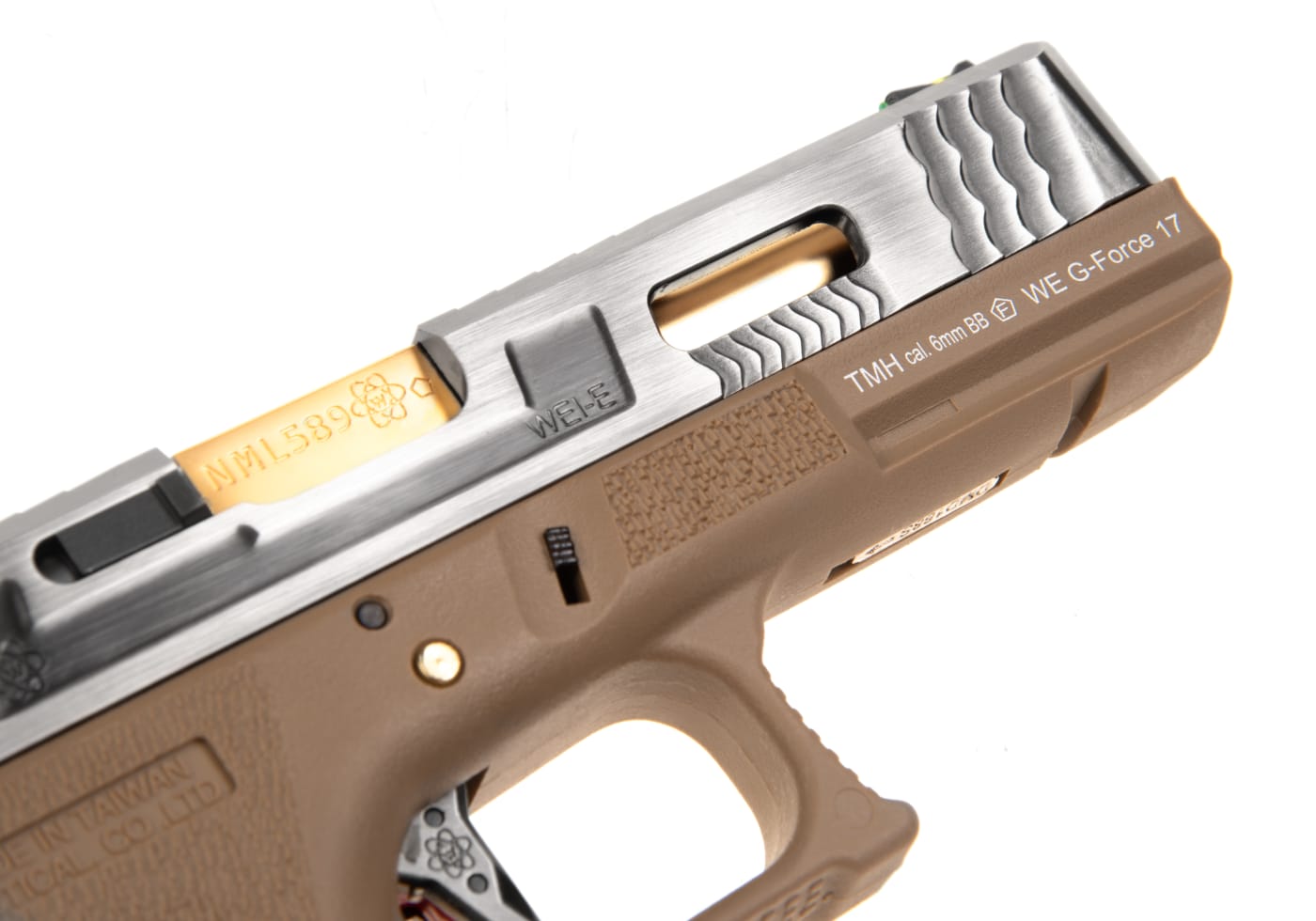 WE G-Force 17 SV Gold Barrel Metal Version GBB