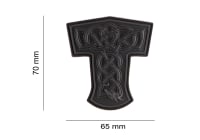 JTG Thors Hammer Dragon Rubber Patch