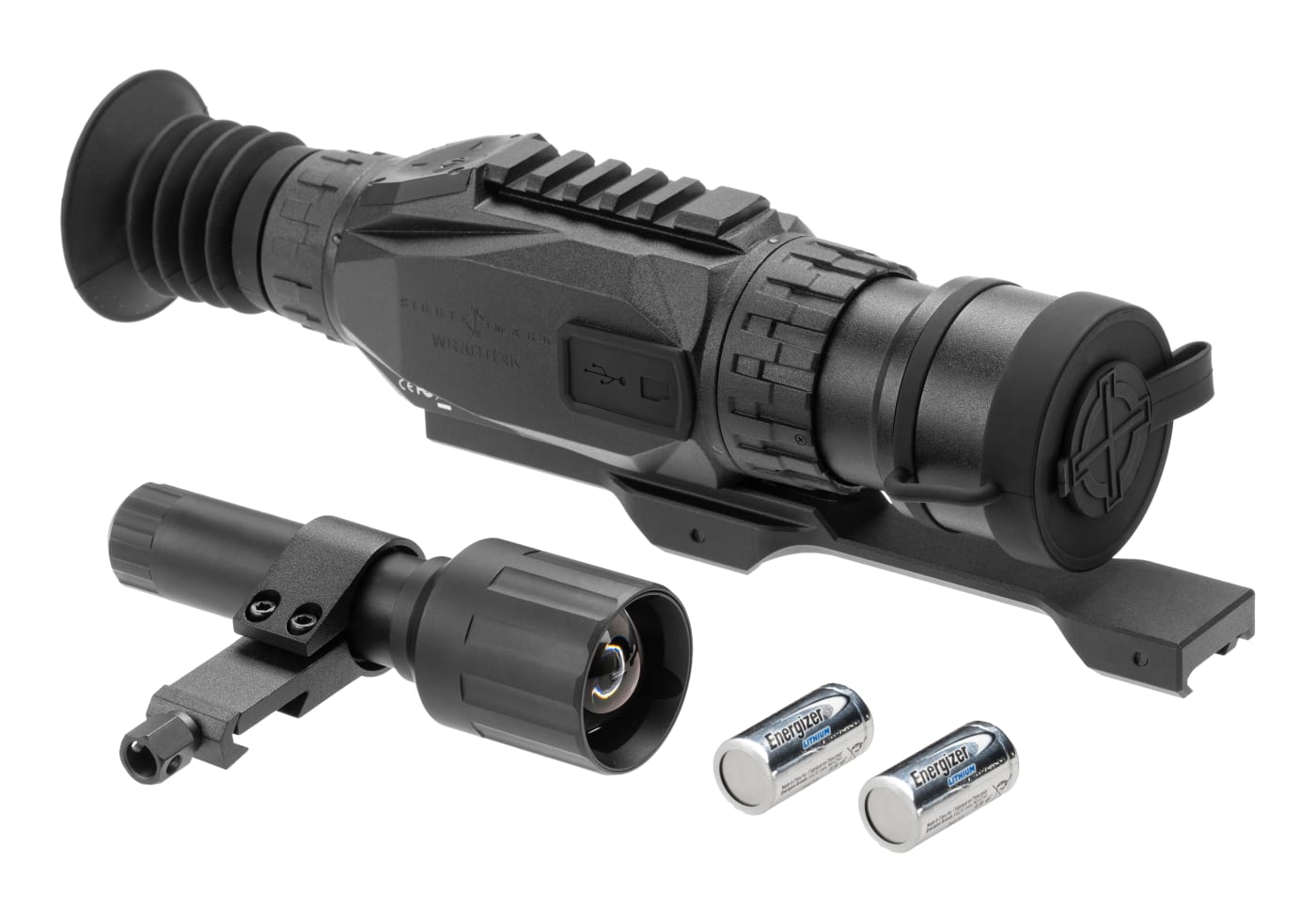 Sightmark Wraith 4K 4-32x40 Digital Day/Night Vision Riflescope with Long Mount