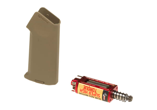 Ares Super High Torque Slim Motor + Amoeba Slim Pistol Grip