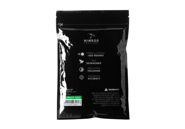Nimrod 0.36g Bio BB Professional Performance 1000rds Bag