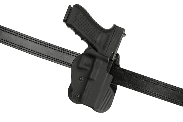 Frontline Open Top Kydex Holster für Glock 17 Paddle