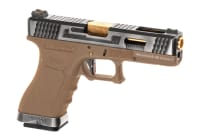 WE G-Force 17 SV Gold Barrel Metal Version GBB