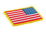 JTG US Flag Rubber Patch Reversed
