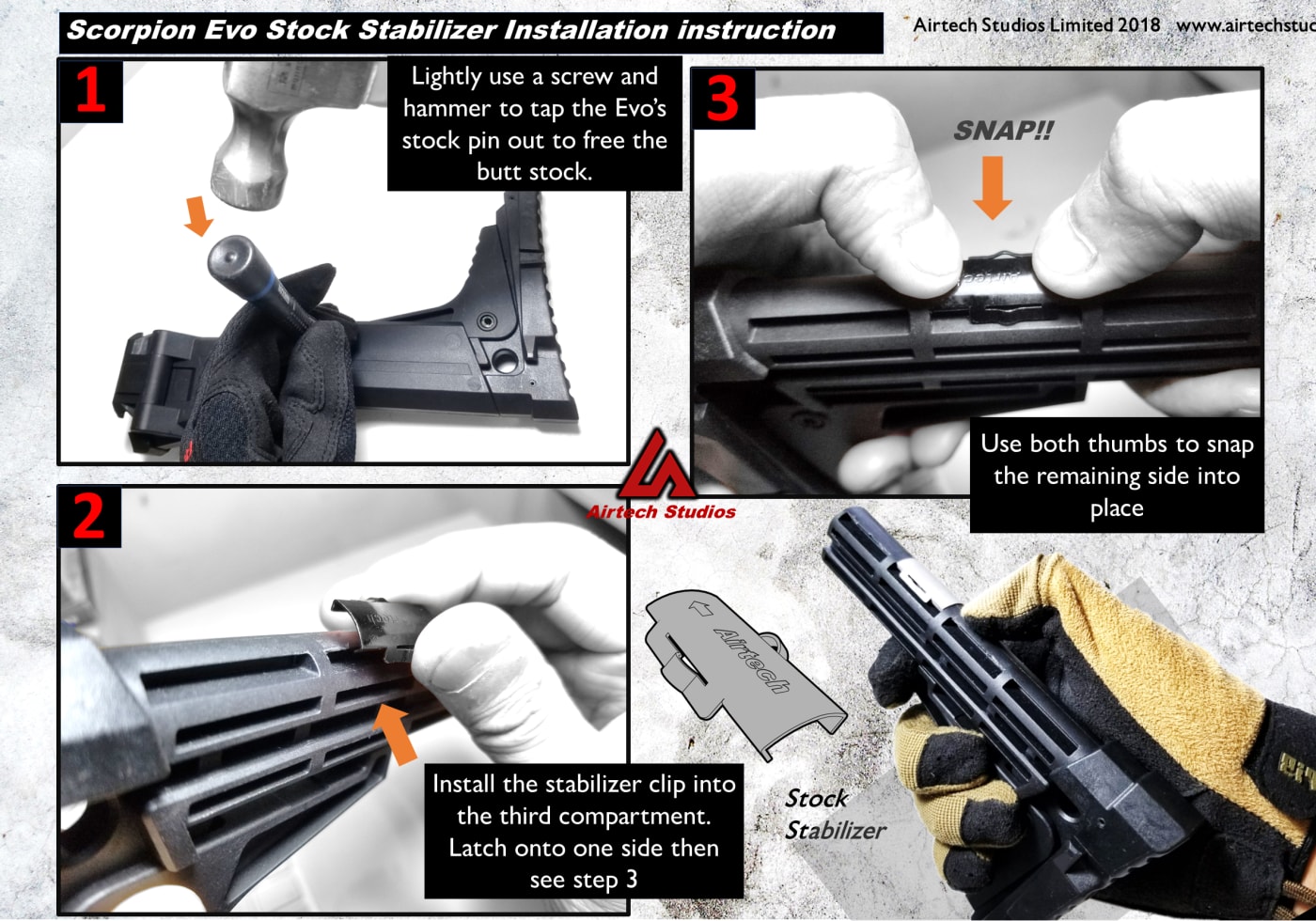 Airtech Studios SSU Stock Stabilizer Unit Scorpion Evo 3 A1