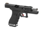 WE G-Force 17 BK Silver Barrel Metal Version GBB