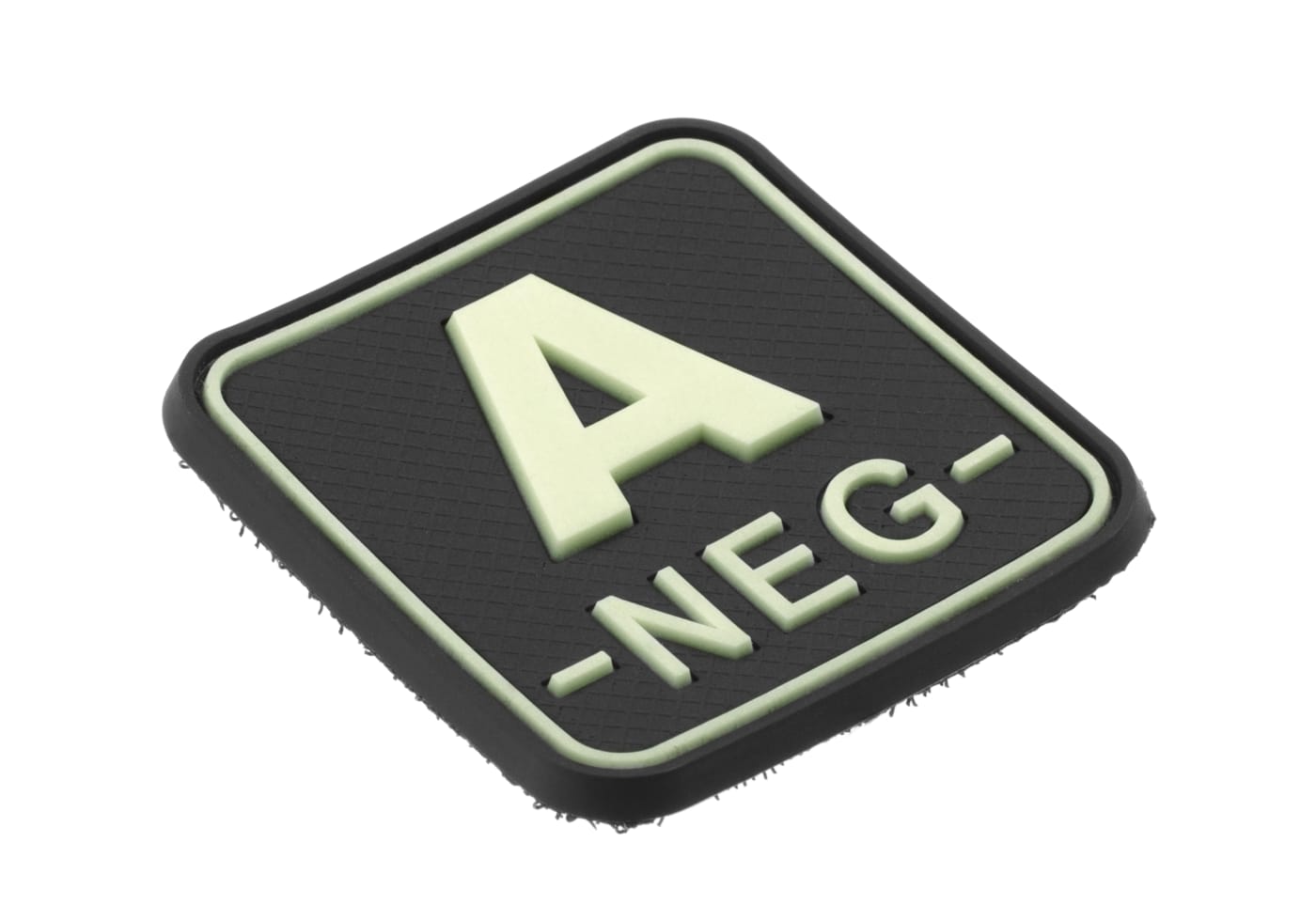 JTG Bloodtype Square Rubber Patch A Neg