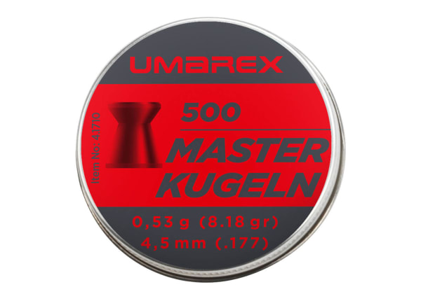 Umarex 4.5mm Masterkugeln Flathead Pellets 0.53g 500rds