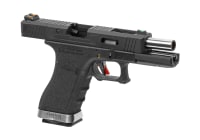 WE G-Force 18C BK Silver Barrel Metal Version GBB
