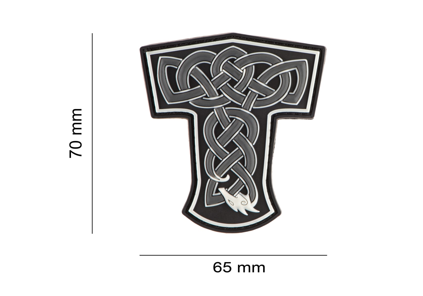 JTG Thors Hammer Dragon Rubber Patch