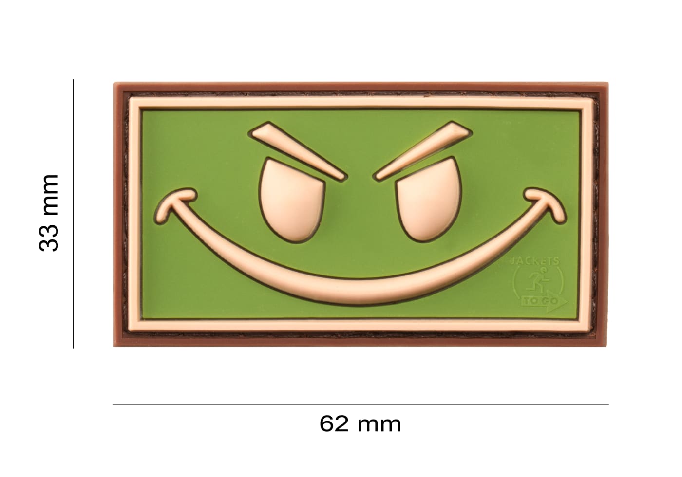 JTG Evil Smile Rubber Patch