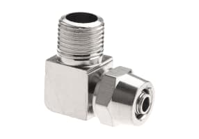 EpeS HPA 6mm Hose Coupling with Screwed Catch 90 Degree - Outer 1/8 NPT