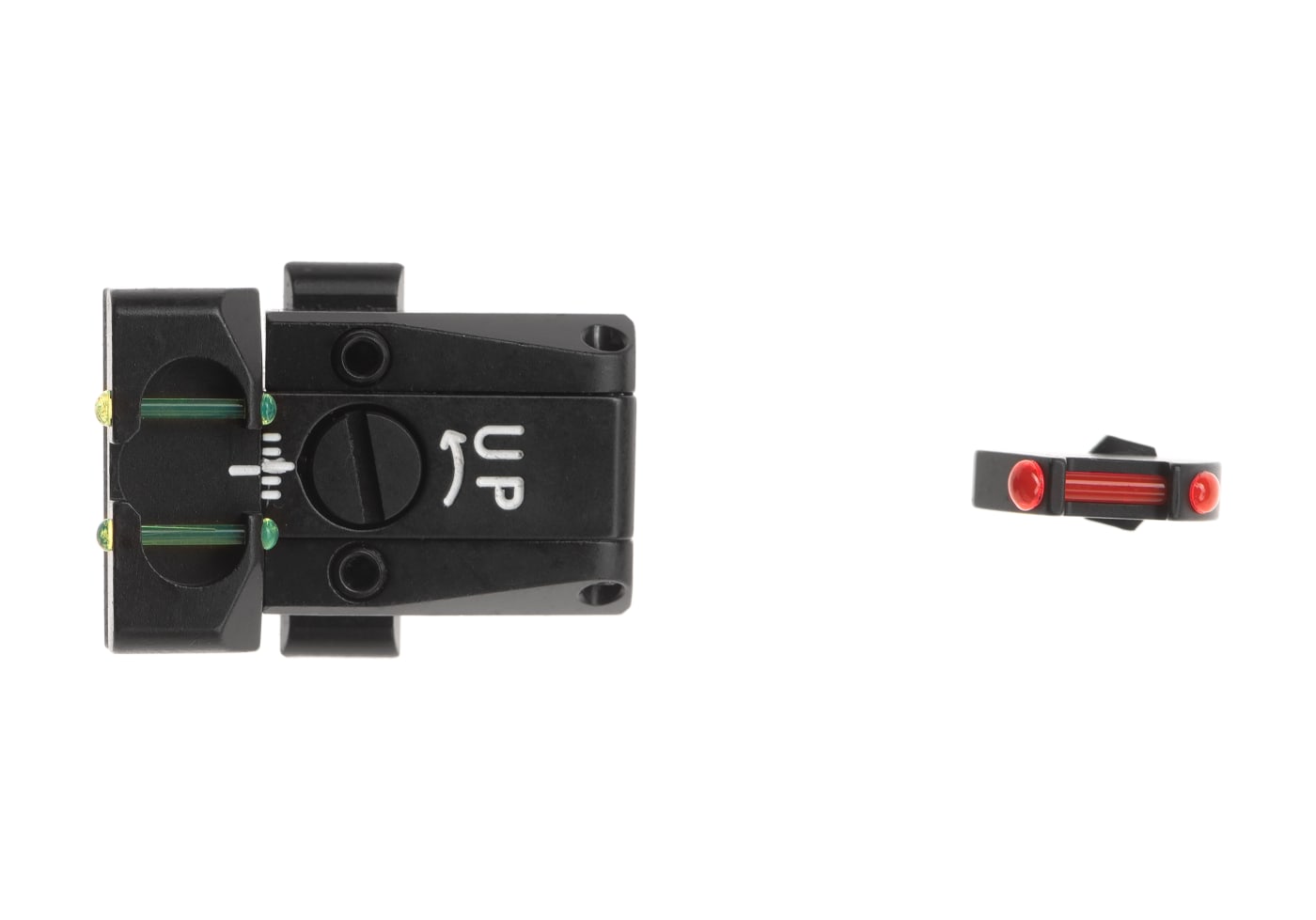 LPA Fiber Optic Sight Set for Glock 17/19