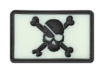 JTG Pirate Skull Rubber Patch