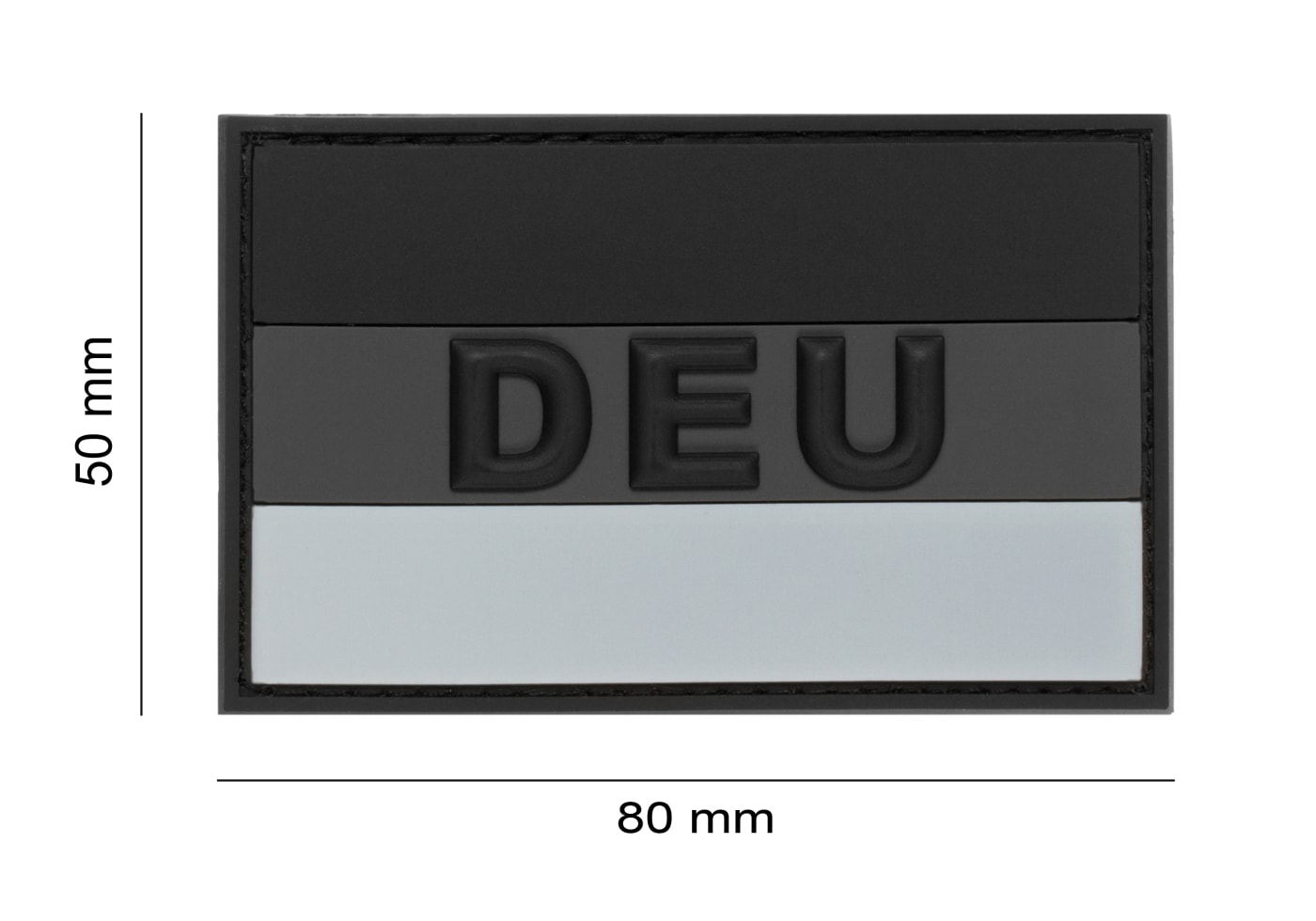 JTG German Flag Rubber Patch