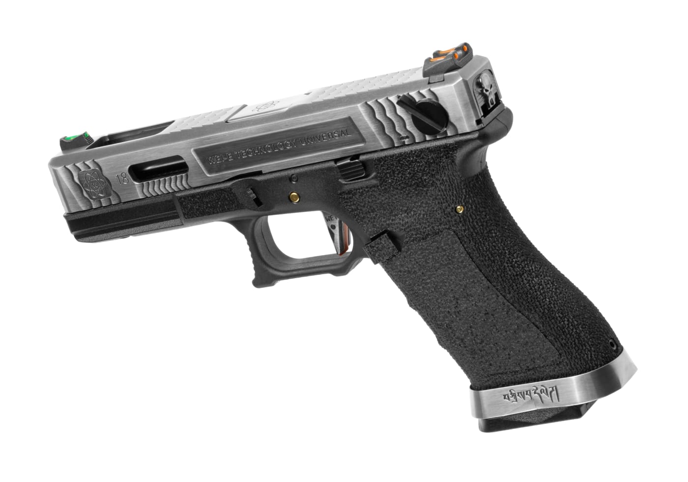 WE G-Force 18C SV Silver Barrel Metal Version GBB