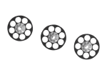 Glock Rotary Magazine Glock 17 Blowback Co2 4.5mm (.177) Diabolo 8rds 3pcs