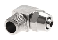 EpeS HPA 6mm Hose Coupling with Screwed Catch 90 Degree - Outer 1/8 NPT