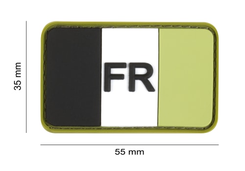 JTG France Flag Rubber Patch