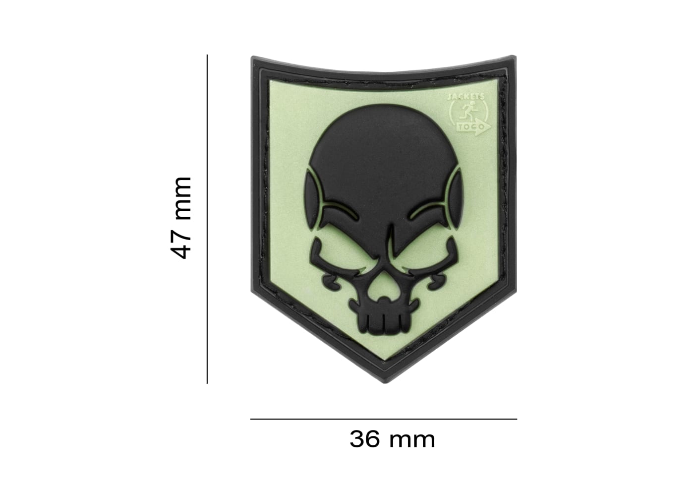 JTG SOF Skull Rubber Patch